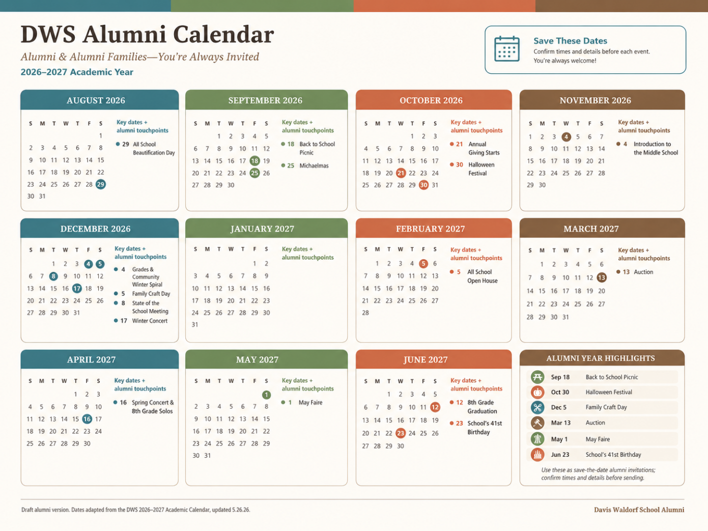 Alumni Calendar 26-27