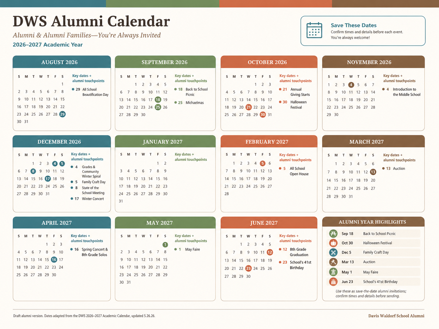 Alumni Calendar 26-27